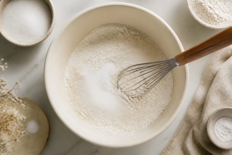 Whisk the soft snow