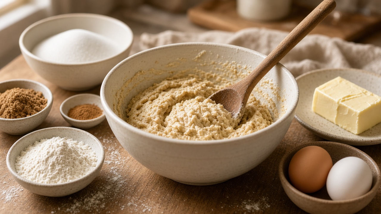 Mix the dough