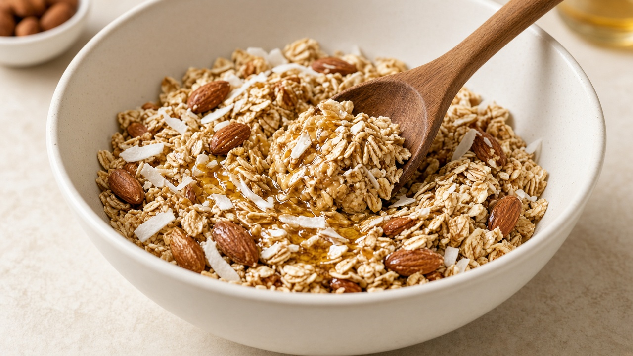 Mix the oats