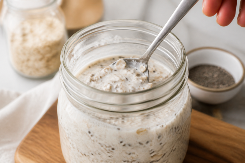 Stir the jar