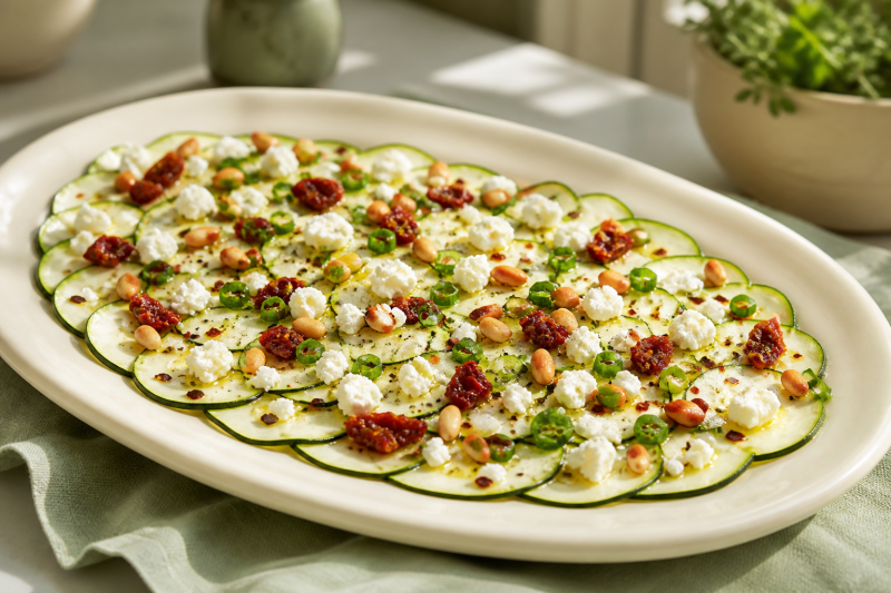 Dress the plate like a garden