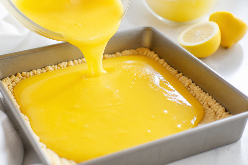 Whisk the lemon filling