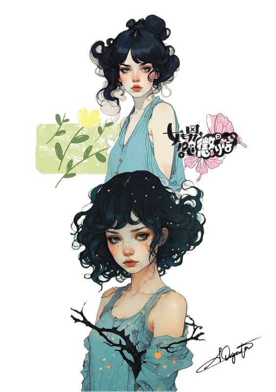Green Portrait