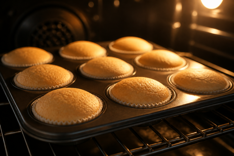 Bake the little cakes