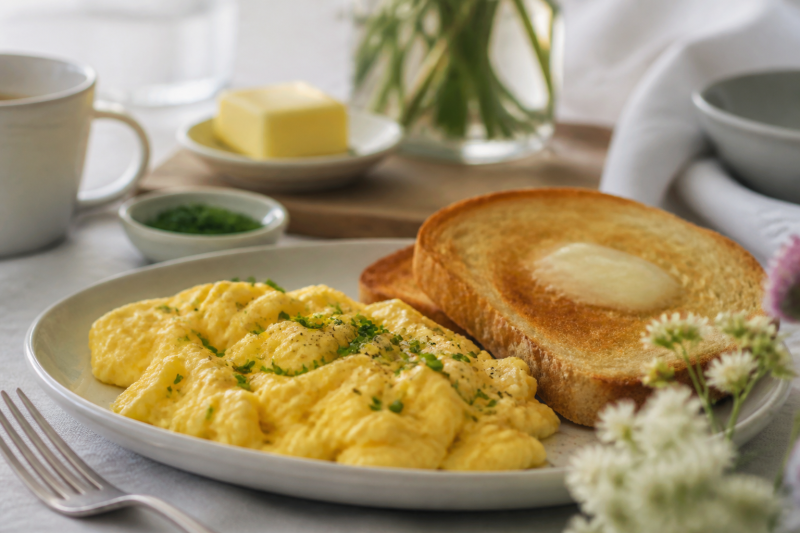Soft Scrambled Eggs