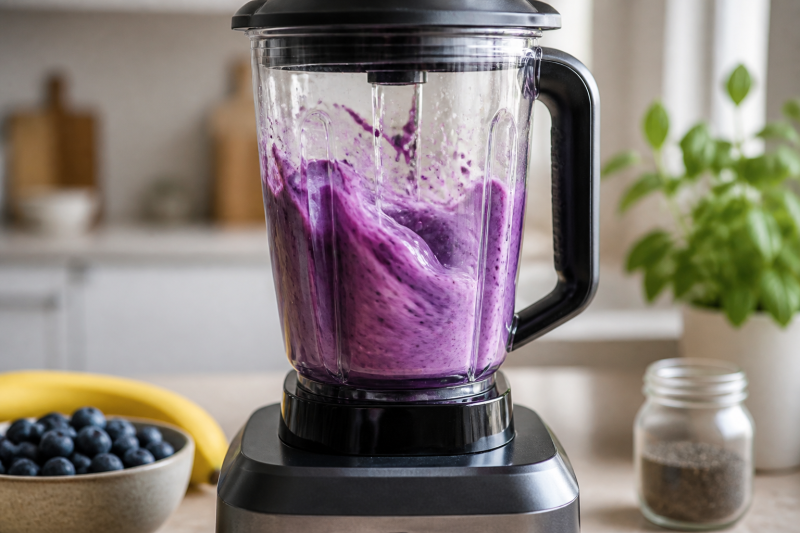Blend until silky