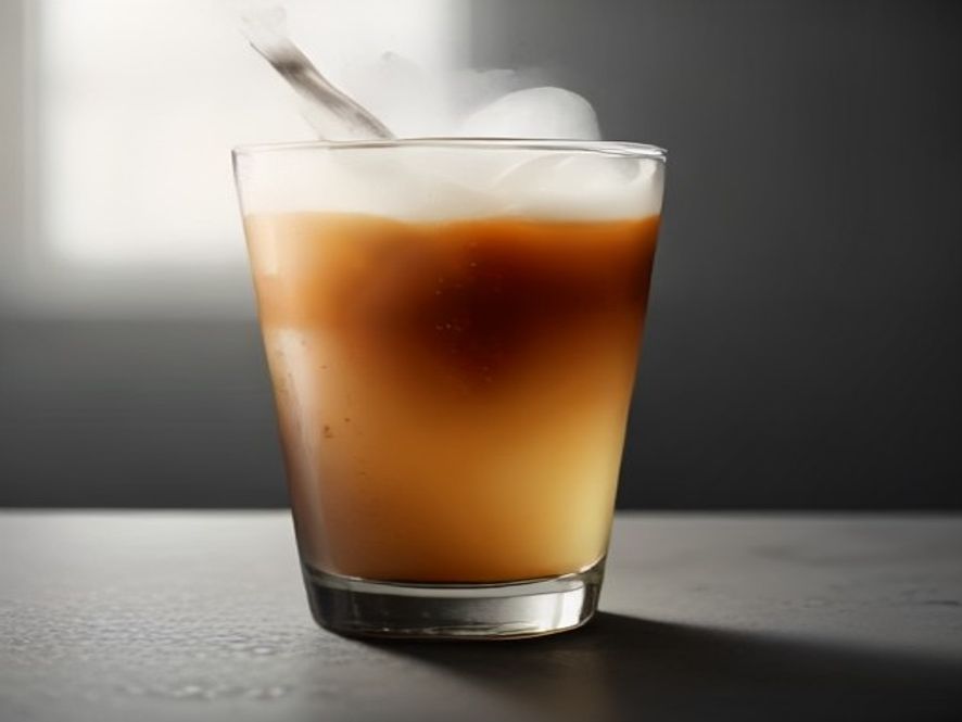 Fill the icy glass