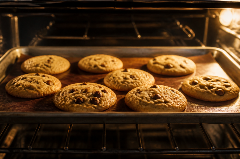 Bake until golden edges