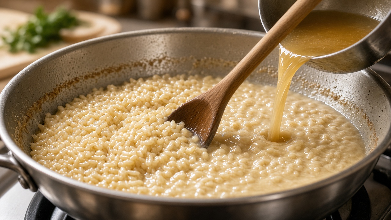 Build the risotto