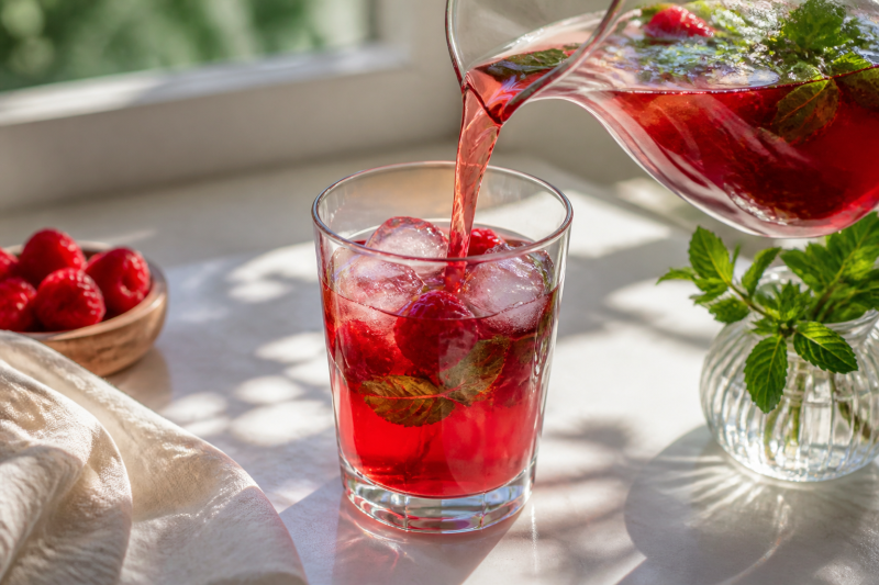 Serve the jewel glass