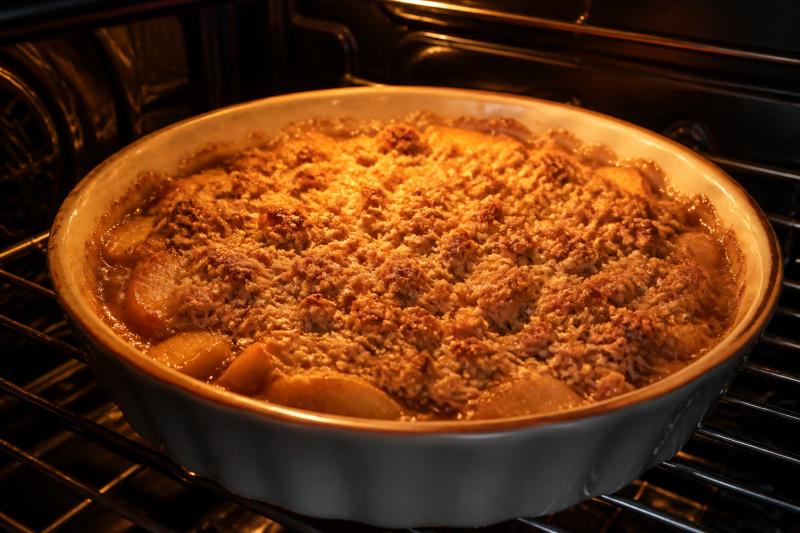 Bake until bubbly gold