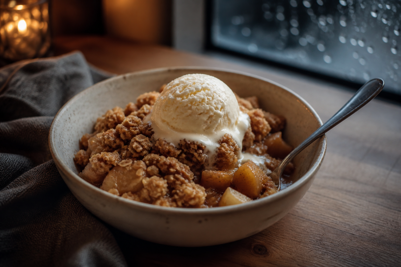 Serve with melting cream