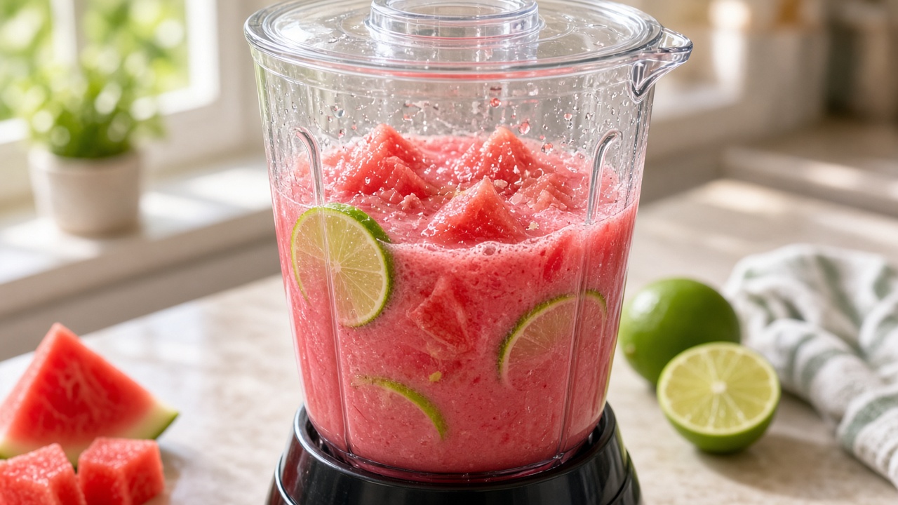 Blend the fruit