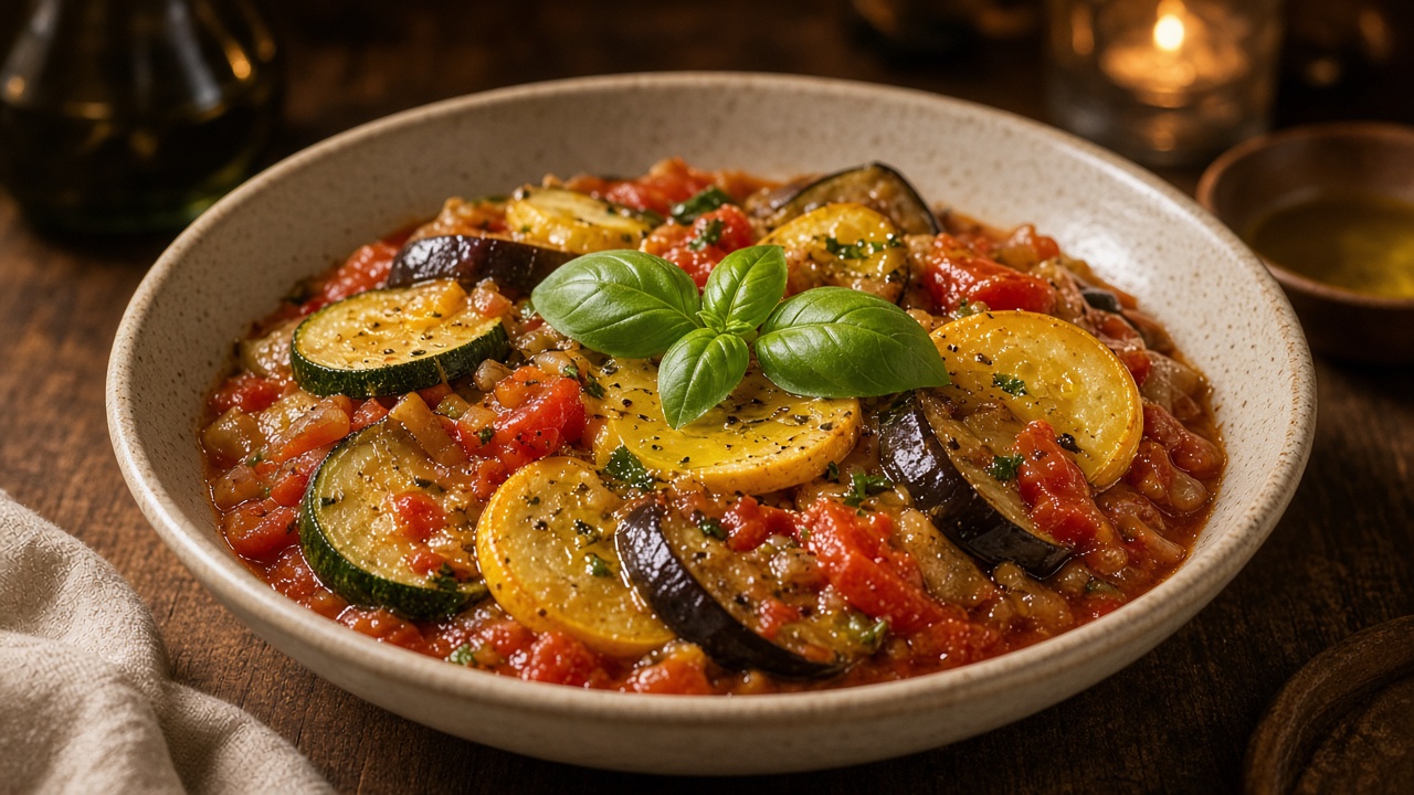 Finish with basil
