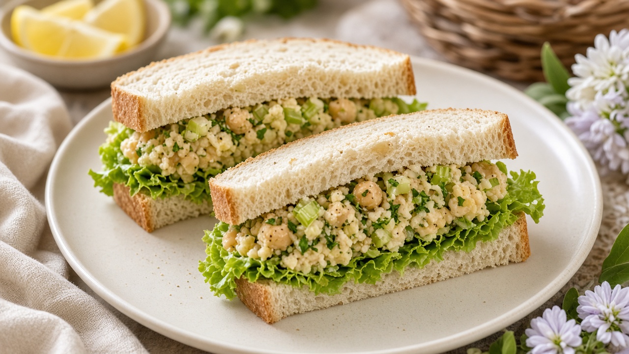 Chickpea Salad Sandwich