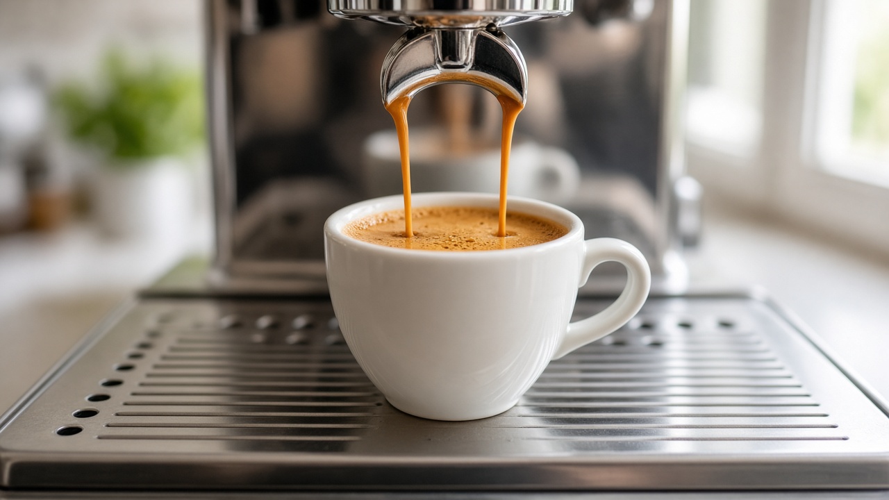 Brew the espresso