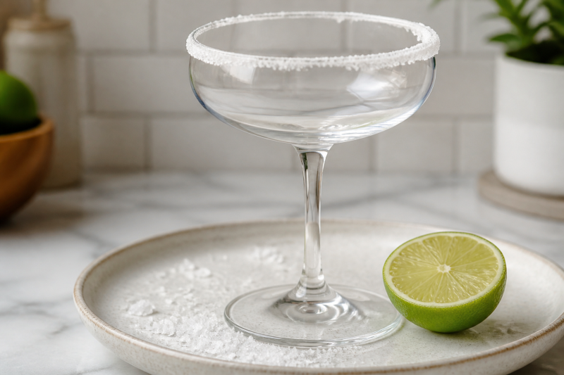 Salt the rim