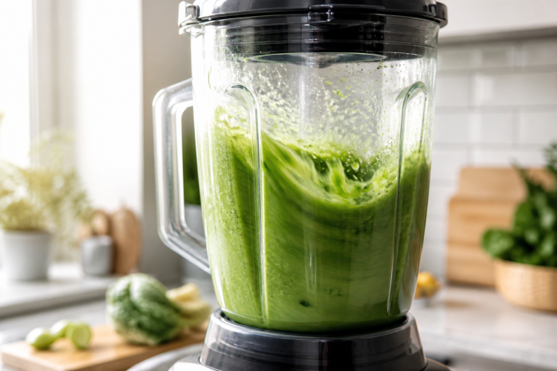 Blend until silky