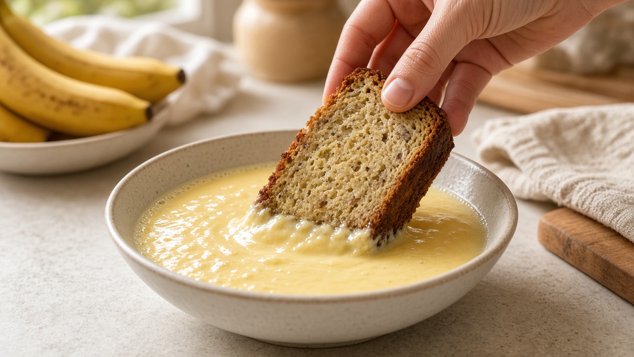 Dip in the custard