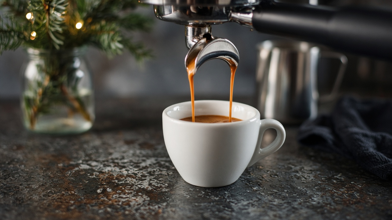 Brew the espresso