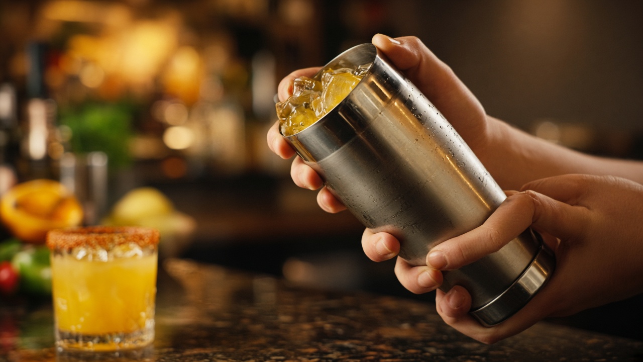Shake until frosty