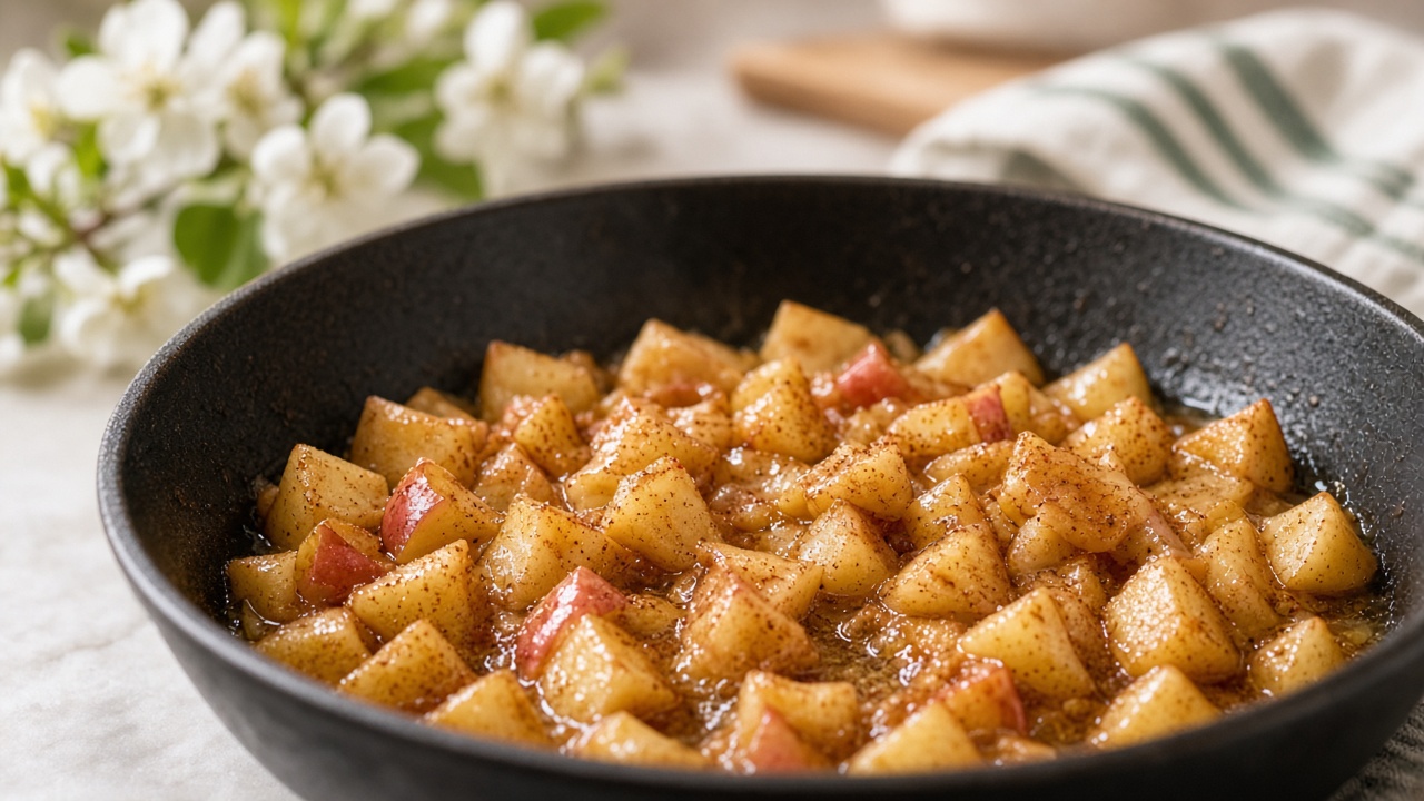Cook the apples