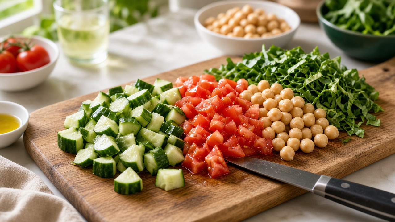 Chop the veggies