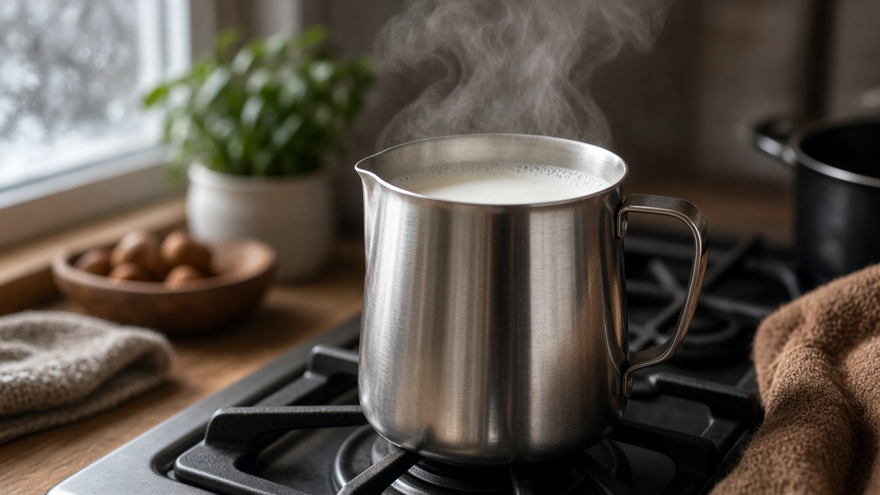 Steam the milk