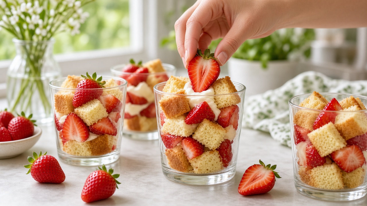 Layer the cups