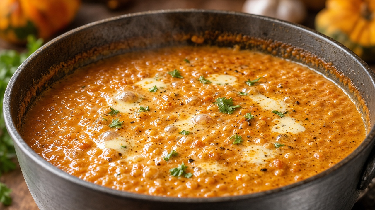 Simmer the lentils