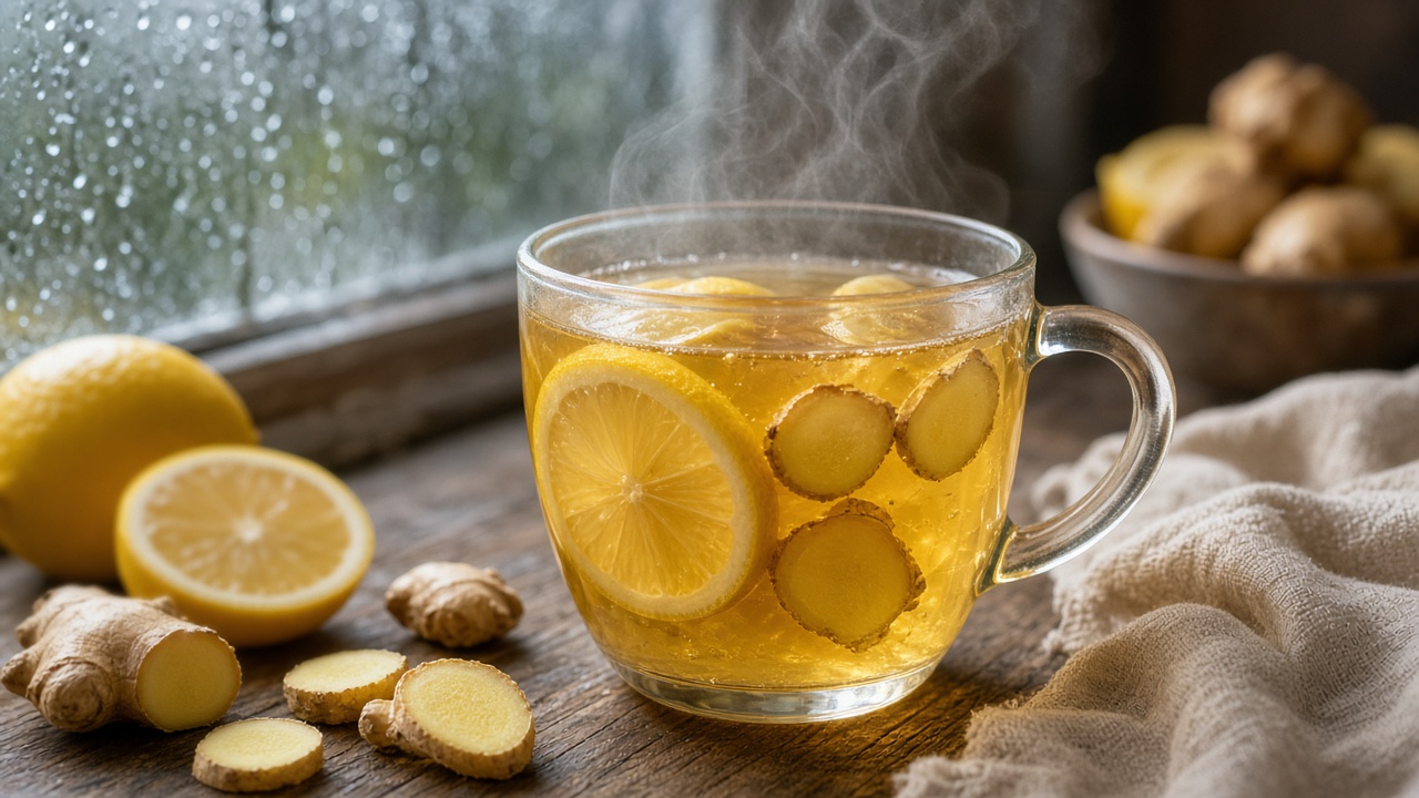 Ginger Lemon Honey Tea