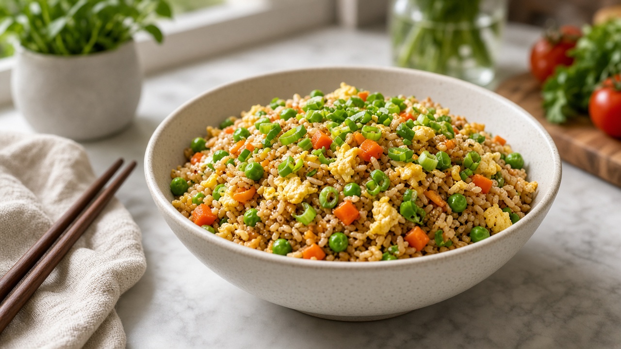 Ten-Minute Veggie Fried Rice