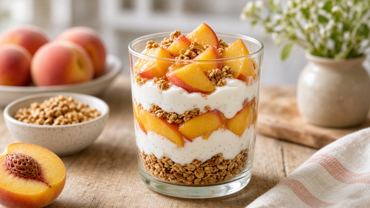Peach Yogurt Parfait