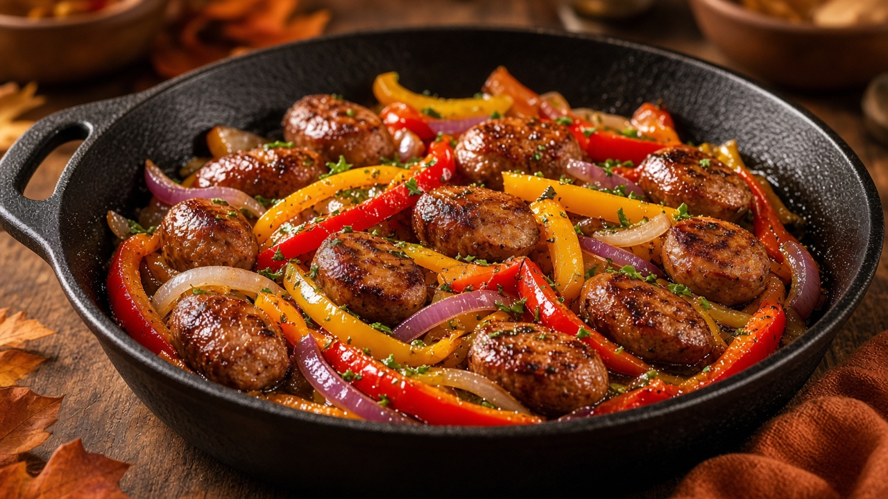 One-Pan Sausage and Peppers
