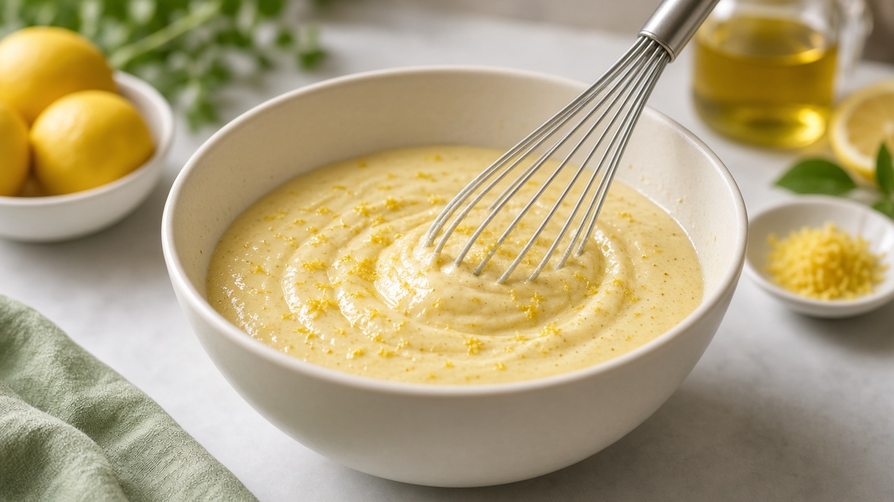 Whisk the batter