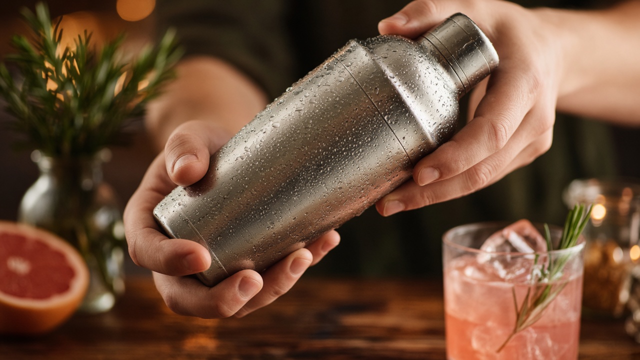 Shake with tequila