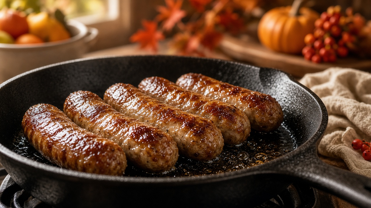 Sear the sausage