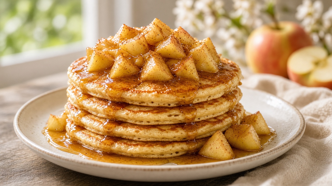 Cinnamon Apple Pancakes