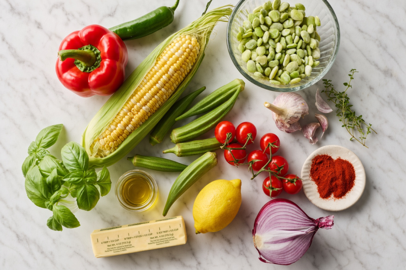Season and add corn