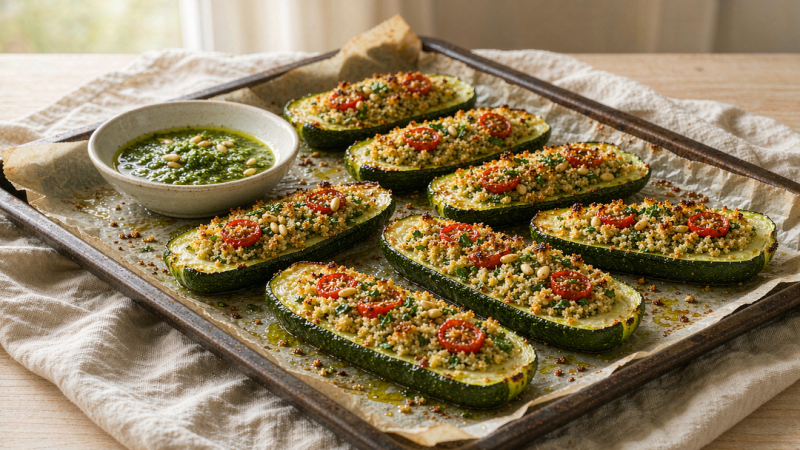 Stuffed Zucchini Boats