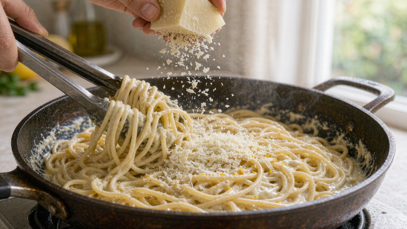 Finish with cheese