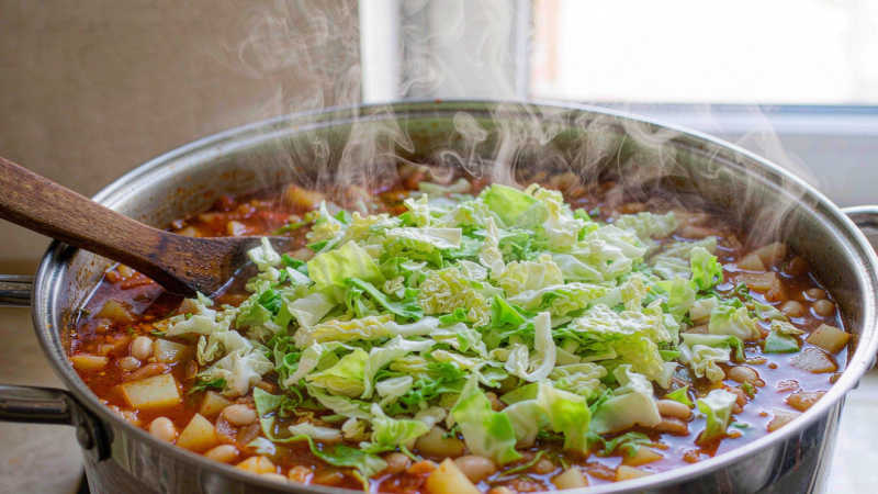 Simmer the soup