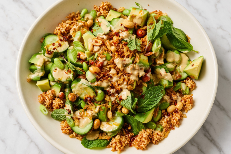 Crispy Rice Salad