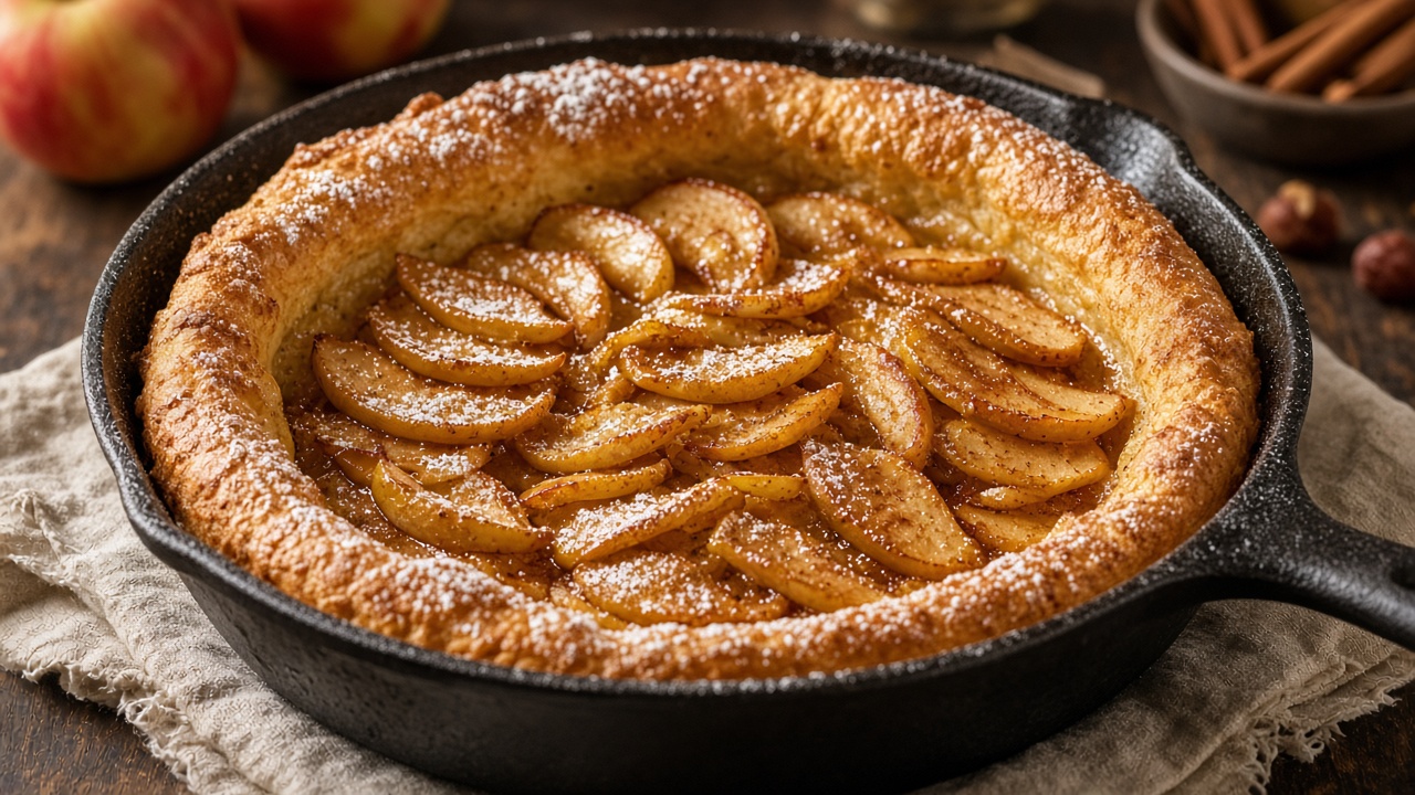 Apple Cinnamon Dutch Baby