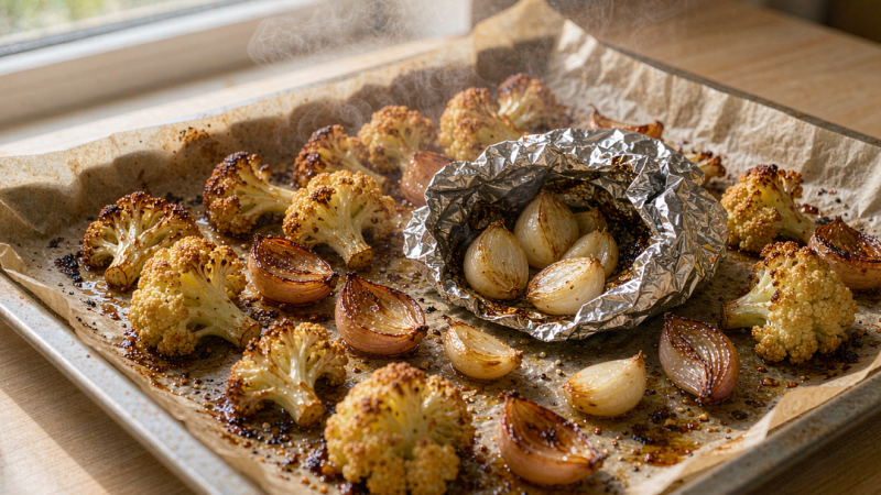 Roast the cauliflower