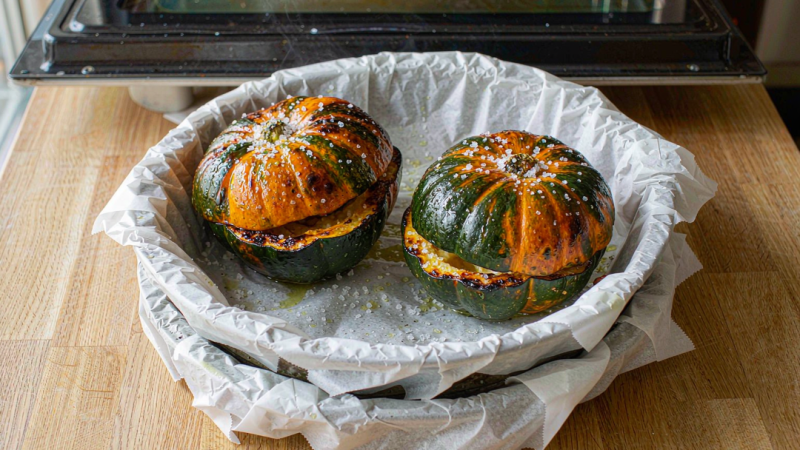 Roast the squash and vegetables