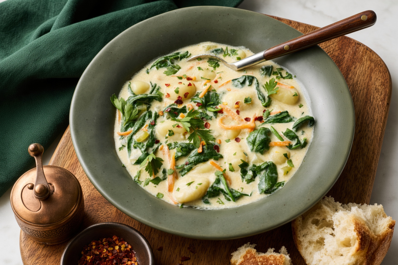 Creamy Gnocchi Soup