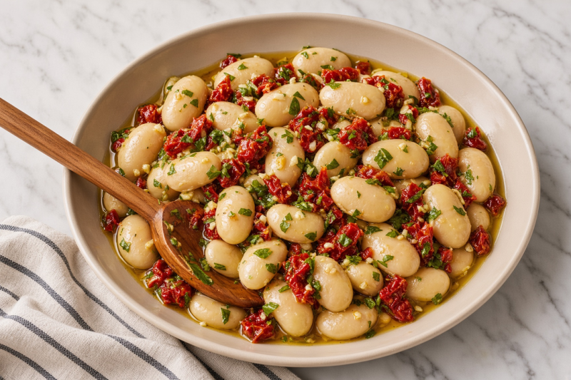 Marinated Gigante Beans