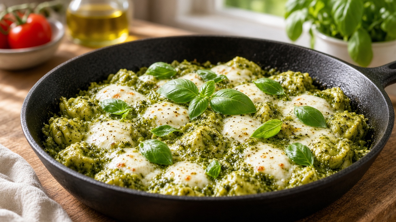 Fold in greens and serve