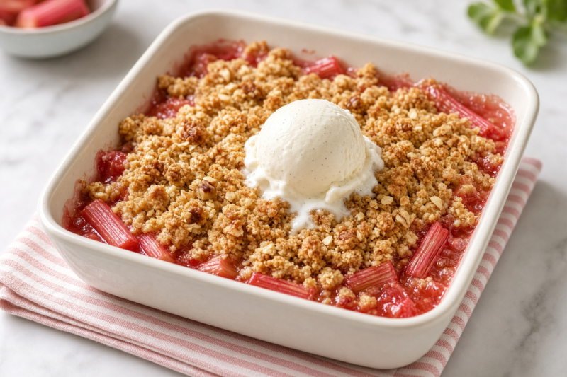 Rhubarb Crisp